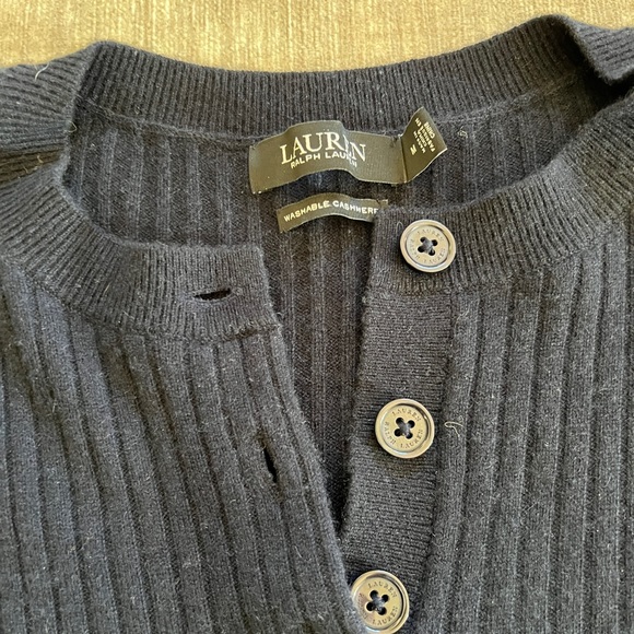 Lauren Ralph Lauren Washable Cashmere Sweater - Picture 6 of 7